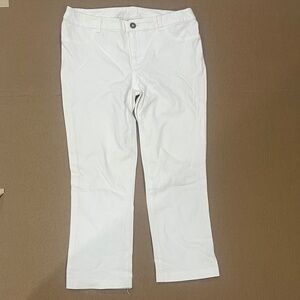 Chico's Classic White Straight Leg Jeans